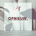 Opnieuw. — Voor de vrouw die haar leven opnieuw moet uitvinden